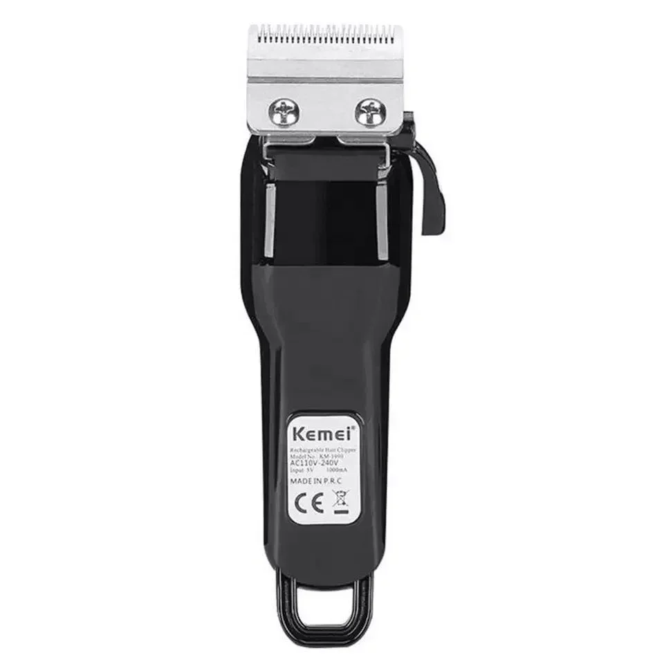 Kemei KM-1990 atualizado LCD digital de alta potência máquina de cortar cabelo elétrica push clipper