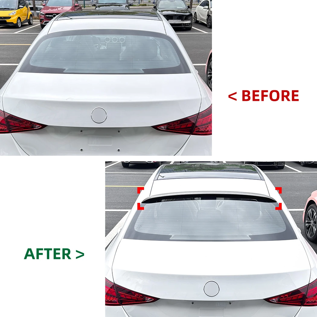 For Mercede Benz C-Class W206 2022+ C200 260 C43 C63 AMG Car Tail Wing Rear Trunk Spoiler Wing Roof Spoiler Wings Auto Accessory