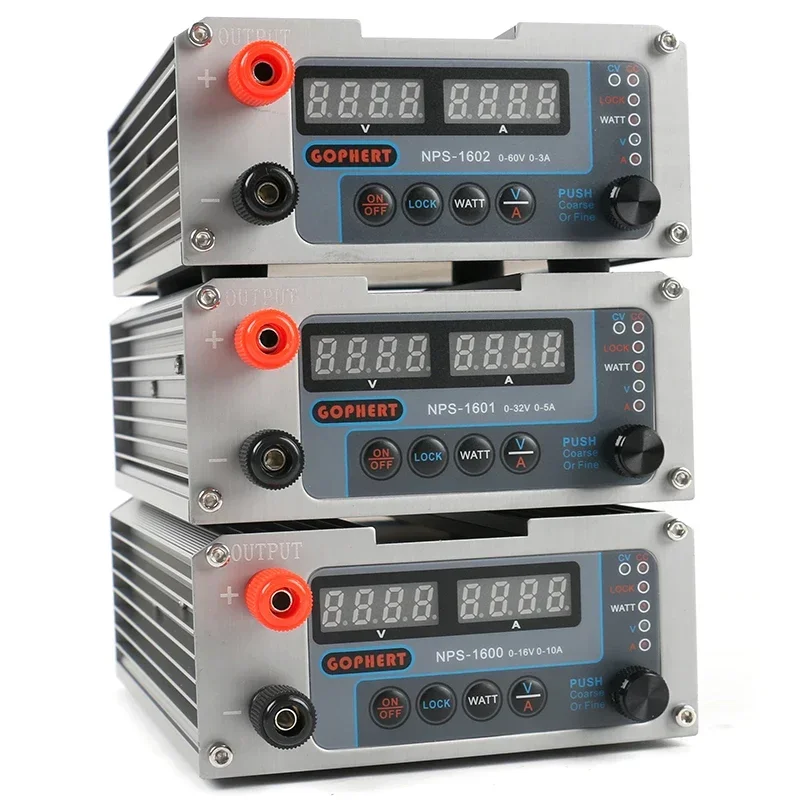 

Регулируемый источник питания постоянного тока 32V5A, регулируемый стабильный источник питания 60V3A, источник питания 15V10aNPS1601