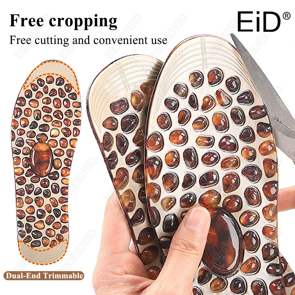 

Массажные стельки из мягкой резины с эффектом каменной терапии для обуви, унисекс, улучшают кровообращение