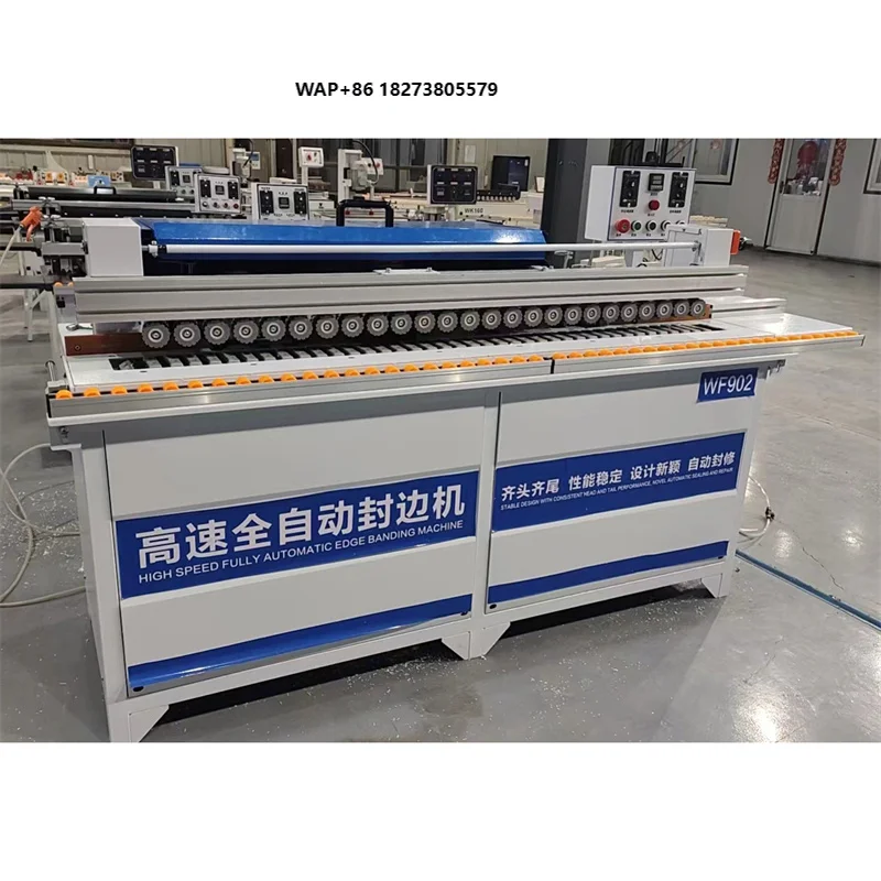 Automatic Edge Banding Machine Board Cutting and Edging Woodworking Edge Bander Machinery for Furniture Trimming