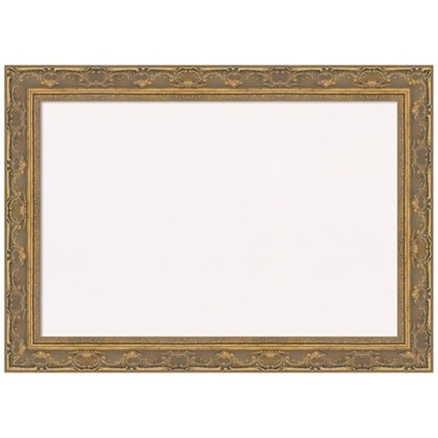 

White Cork Board for Wall 20x28 Vision Board with Gold Frame Medium Corkboard Office Decor for Home Organization Traditional Co