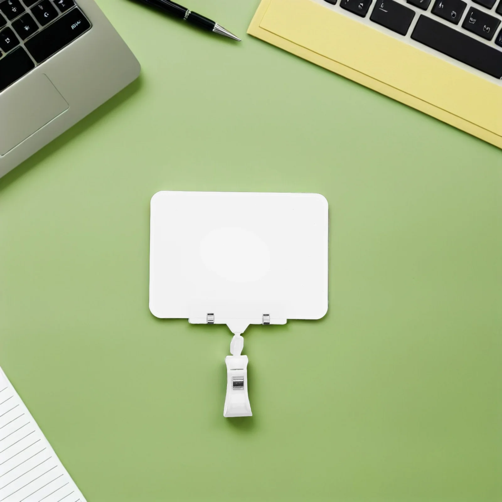 8 مجموعة شارة السعر السبورة مقاوم للماء بولي كلوريد الفينيل قابل للمسح حامل قصاصة لعرض البيع بالتجزئة الرف لافتات قطب البضائع الدوارة #6