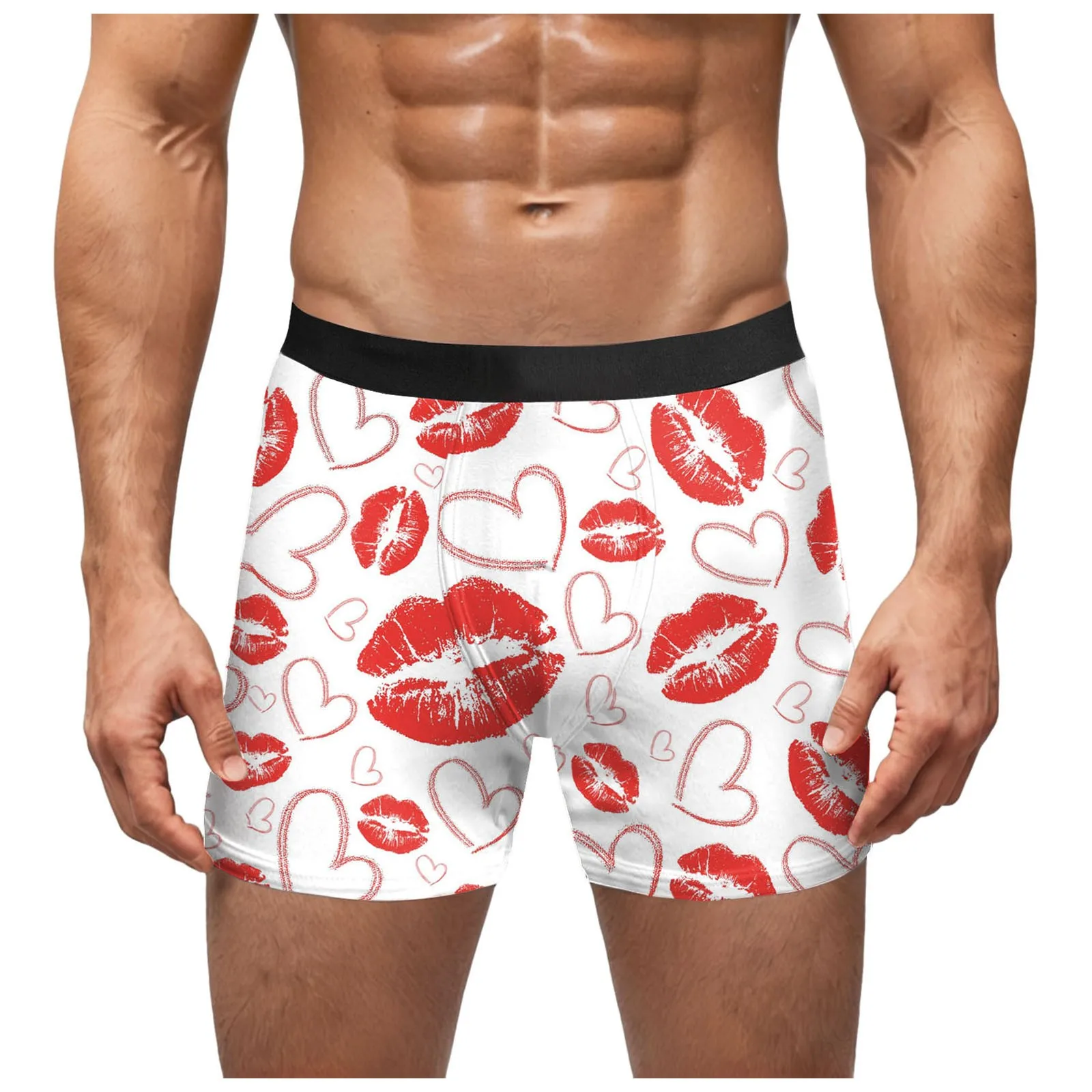 

Shorts Pack Men And Boys' 's Day 3D Printed Pocketless Underwear Briefs Or Long Cozy Innerwear For Daily Wear Boys Sleepers