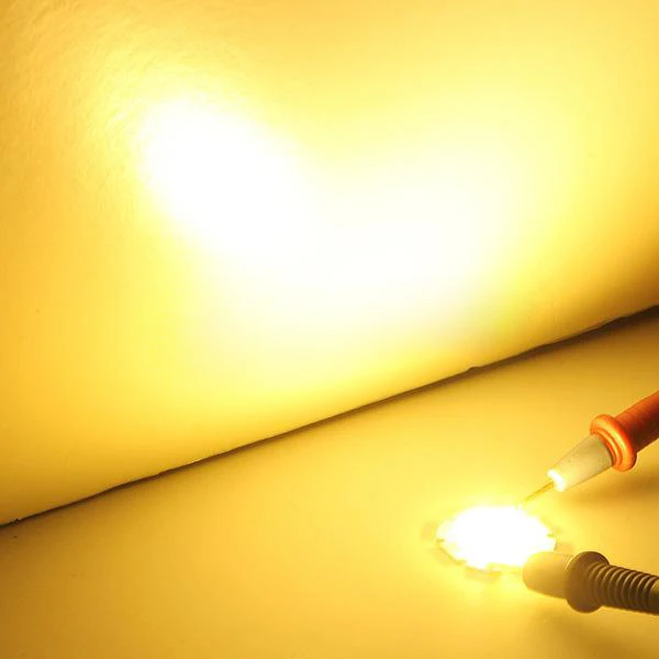 ABZV-3W COB haute puissance lumière Super brillante lampe perle puce LED lumière blanche chaude