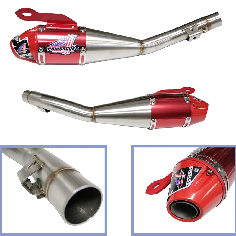 CRF230F Motorcycle Full Exhaust System Stainless Steel Muffler Pipe Kit Complete Escape Set Dirt Bike Off Road Racing Upgrade