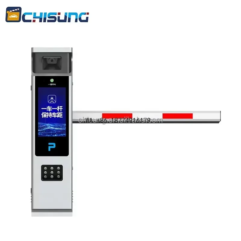 wmwmnu High Accuracy License Plate Recognition with Barrier Gate All-in-One LPR for Parking ManagementOEM