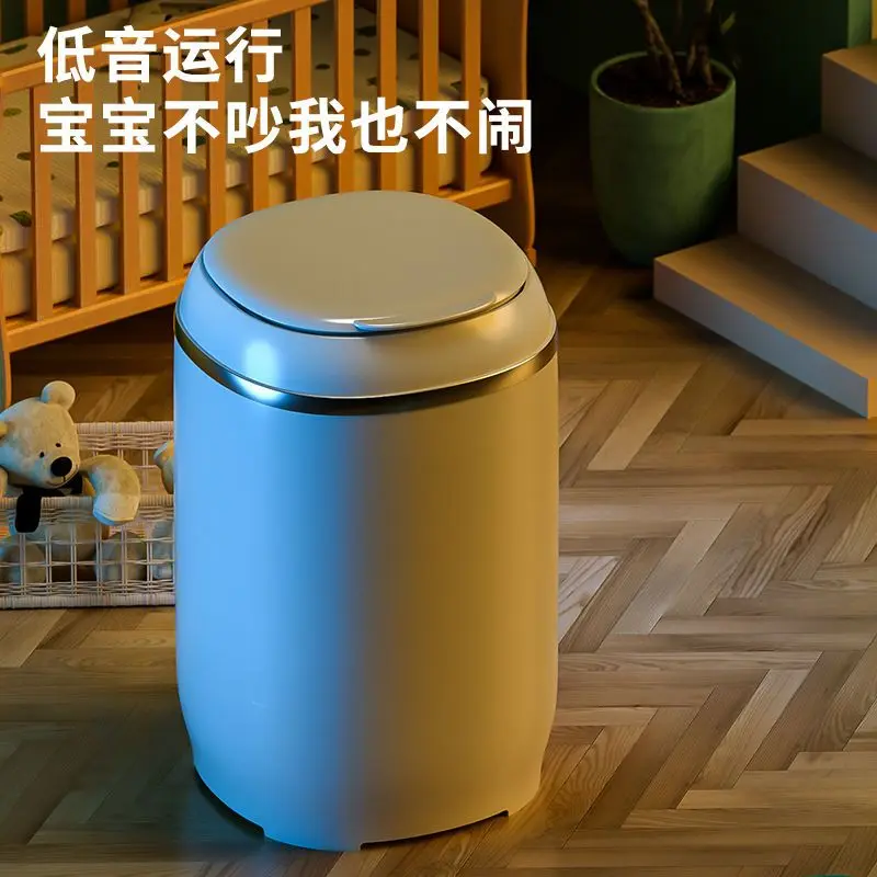 غسالة صغيرة شبه أوتوماتيكية لتأجير الماسكن المنزلي ملابس داخلية للأطفال وغسل وتجفيف الجوارب