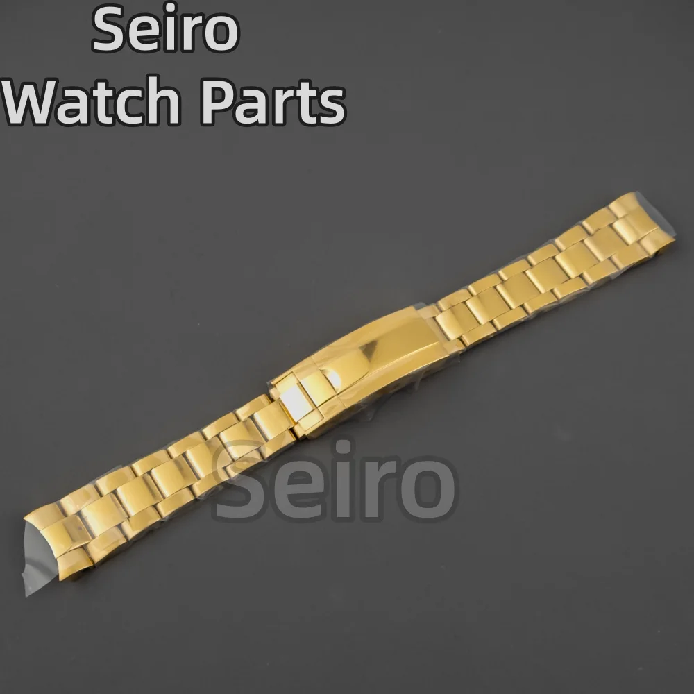 سوار ساعة من الفولاذ المقاوم للصدأ فضي مصقول متوسط 20 ملم لساعة رولكس طاقم الغواصة GMT دايتونا سوار معصم قابل للطي #4