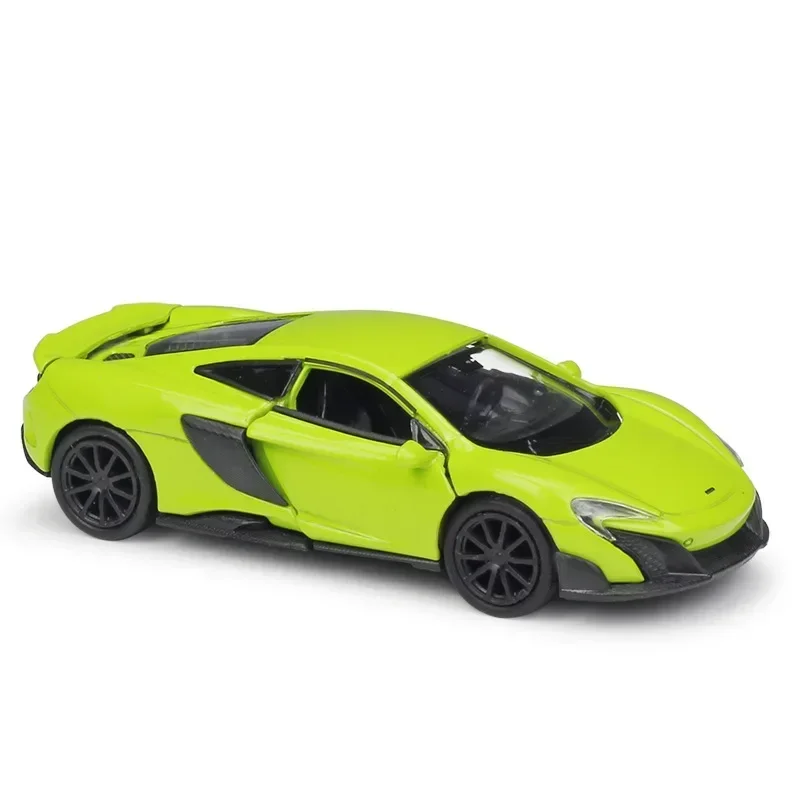 Welly 1:36 Mclaren 675lt Coupe Sportwagen Simulator Metalen Pull Back Auto Model Voor Kinderen Cadeau B76