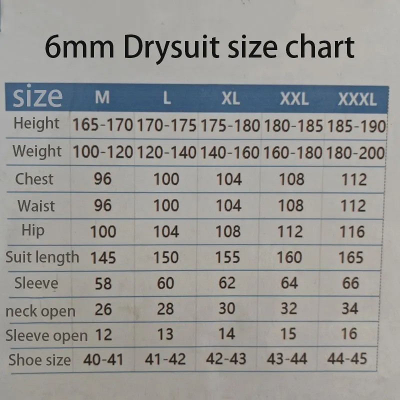 OEM Factory Water Rescue Drysuit Diving Neoprene Dry Suit With Best Quality - Image 6