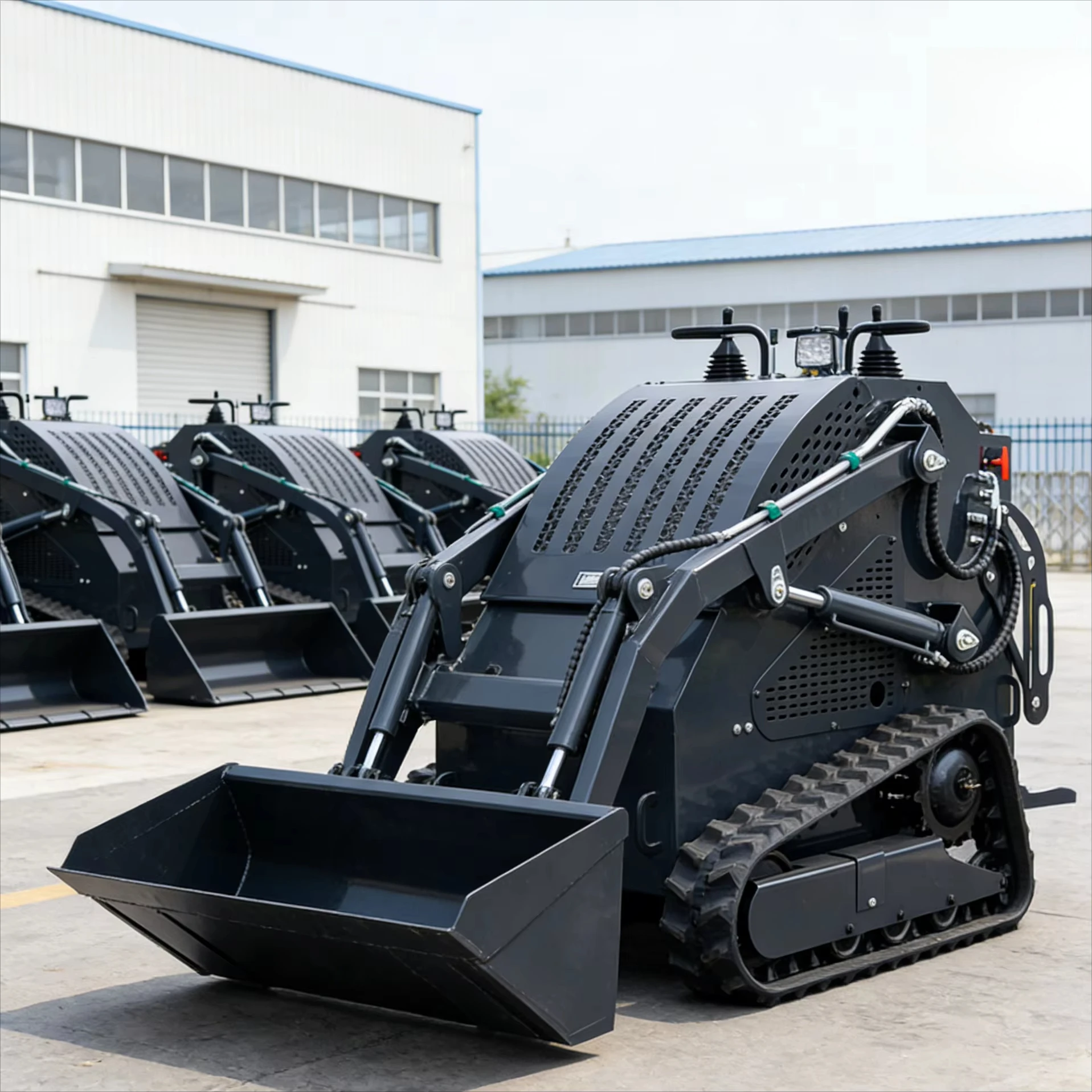 Mini Skid Steer Bucket Mini Wheel Loader Engineering Construction Machinery Koop Engine Mini Wheel Loader