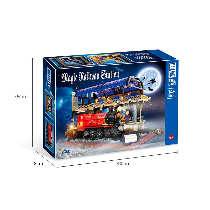 agic Railway Station Mini Building Blocks - Interactive Puzzle for Boys' Birthday Gifts