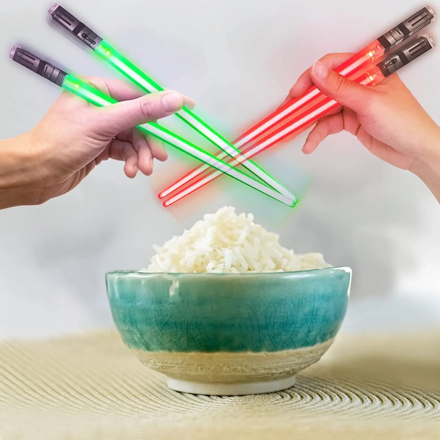 Chop Sabers Lights Up Lightsaber Chopsticks Luminous Chopsticks Night Tableware Multi-Color Chopsticks