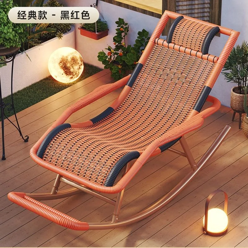 Rocking Chair Reclining Master Rocking Adult Lazy Stool Xia Liang Outdoor Courtyard Outdoor Rocking Sofa