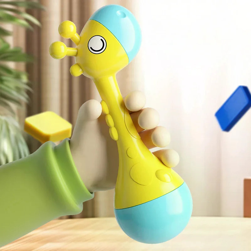 Baby's First Hand Rattle , Baby Educational Toys, Gift For Baby Hand Rattle Plastic, Early Childhood Toys, Soft Sound