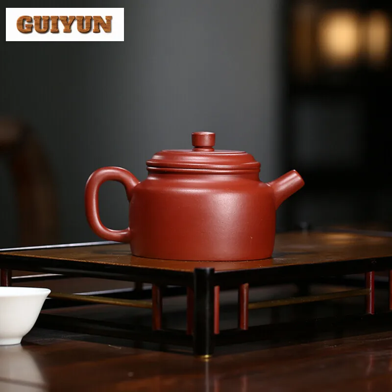 220ml Yixing Purple Clay Teapot Master Handamde Dahongpao Tea Pot Kettle Beauty Tea Infuser Chinese Handmade Zisha Tea Set Gifts