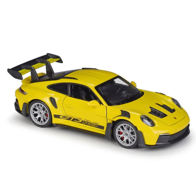 WELLY 1:24 911 GT3 RS (992) 합금 스포츠카 모델 정적 컬렉션 장식 휴일 선물 장난감