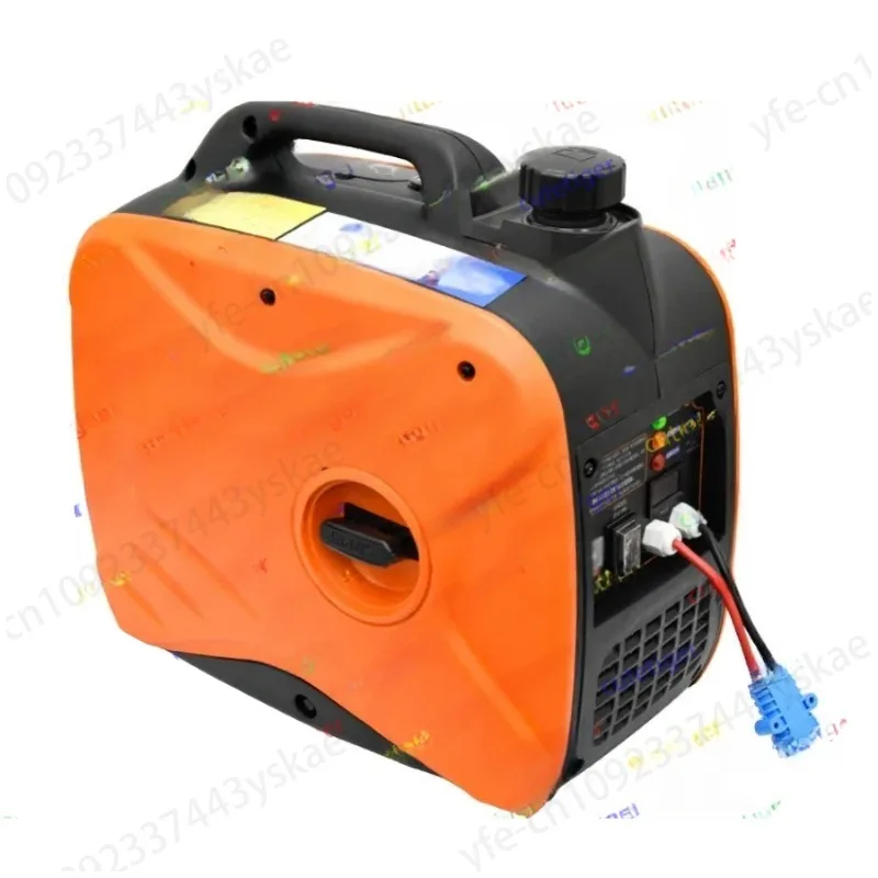 2500W Parking Air Conditioner Automatic Gasoline Generator, 24V Remote Start DC Cargo Vehicle Silent Small Generator Household