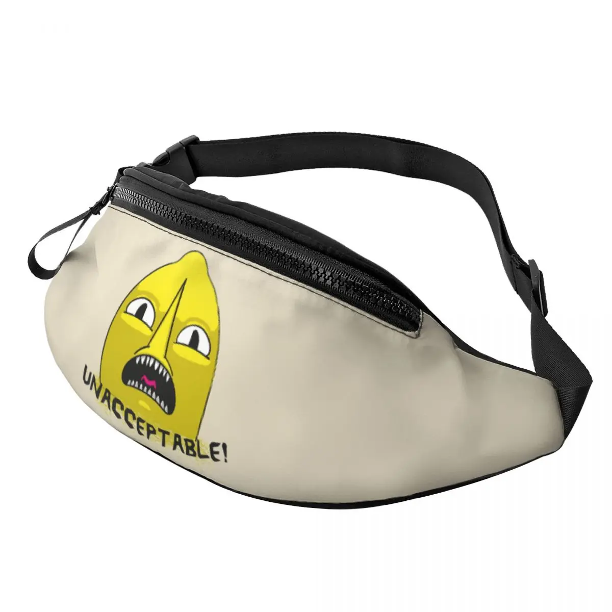 lemongrab-bolsa-de-cintura-inaceptavel-adventure-time-para-mulheres-e-homens-pochete-crossbody-para-corrida-telefone-dinheiro