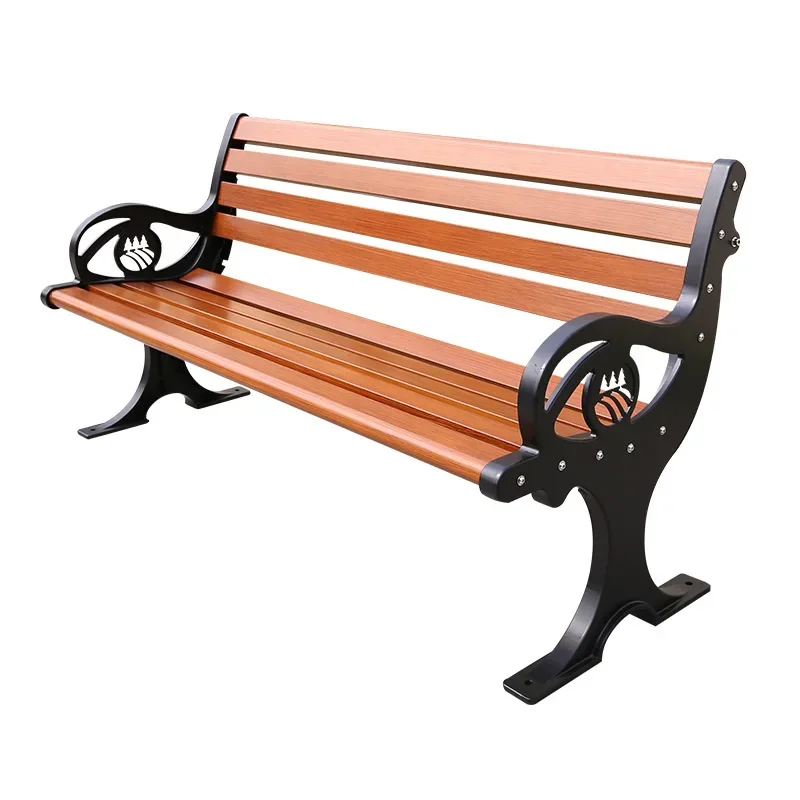 

Park Chair Outdoor Cast Aluminum Bench Bench Outdoor Community Garden Leisure
