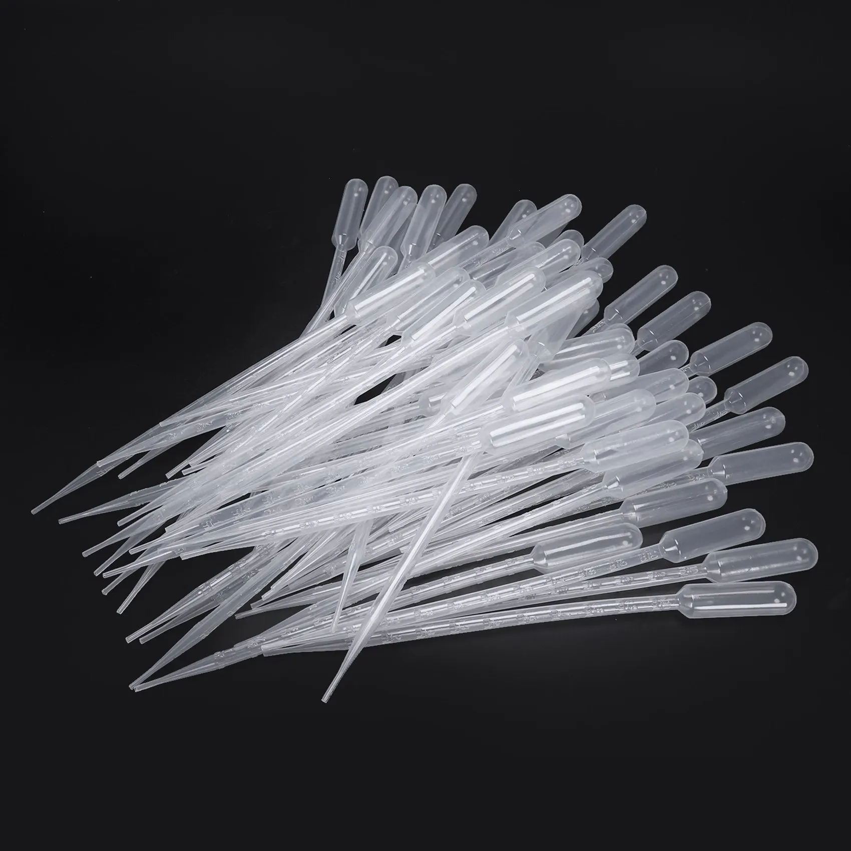

100 Pieces 10Ml Clear Plastic Transfer Pipet Pasteur Pipettes Droppers