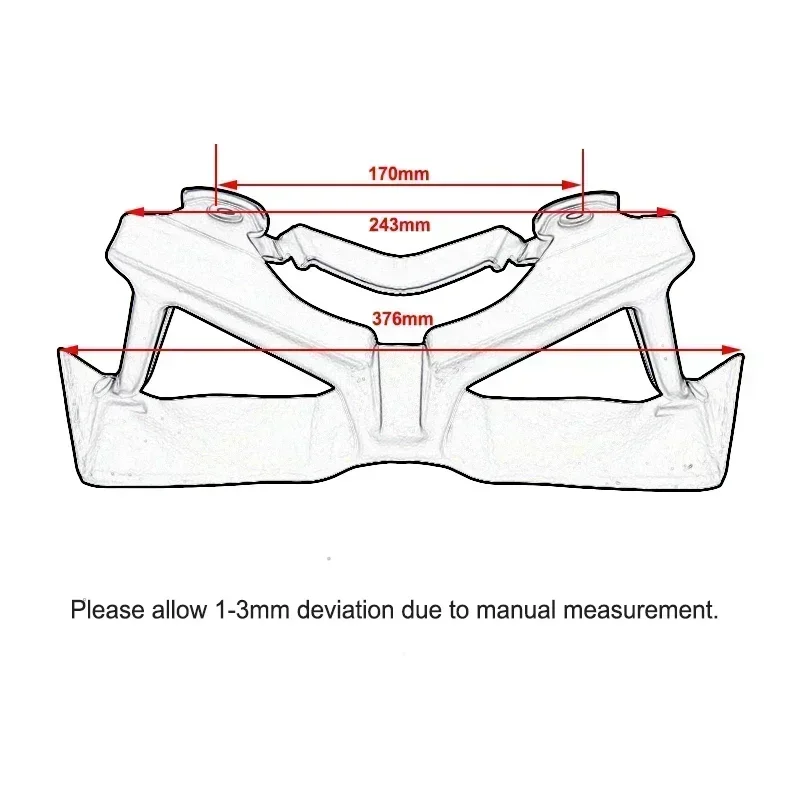 Dla Yamaha MT-09 MT09 SP 2017-2020 2019 motocykl dociskowy nagie przednie spojlery Winglet aerodynamiczne skrzydło zestaw przedniego spojlera