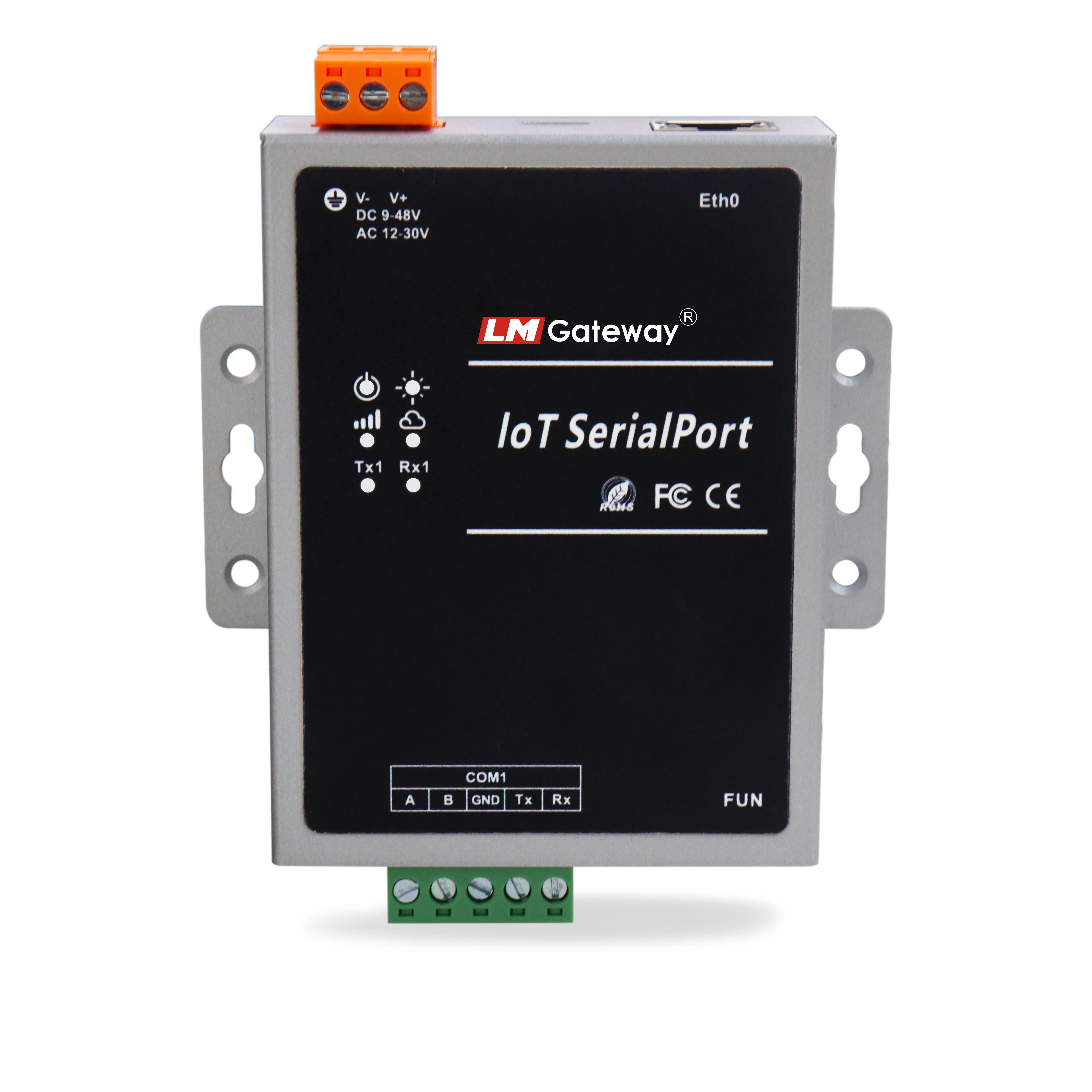 Industrial Smart Serial RS232 RS485 to Wifi Ethernet RJ45 Port Serial Device Server