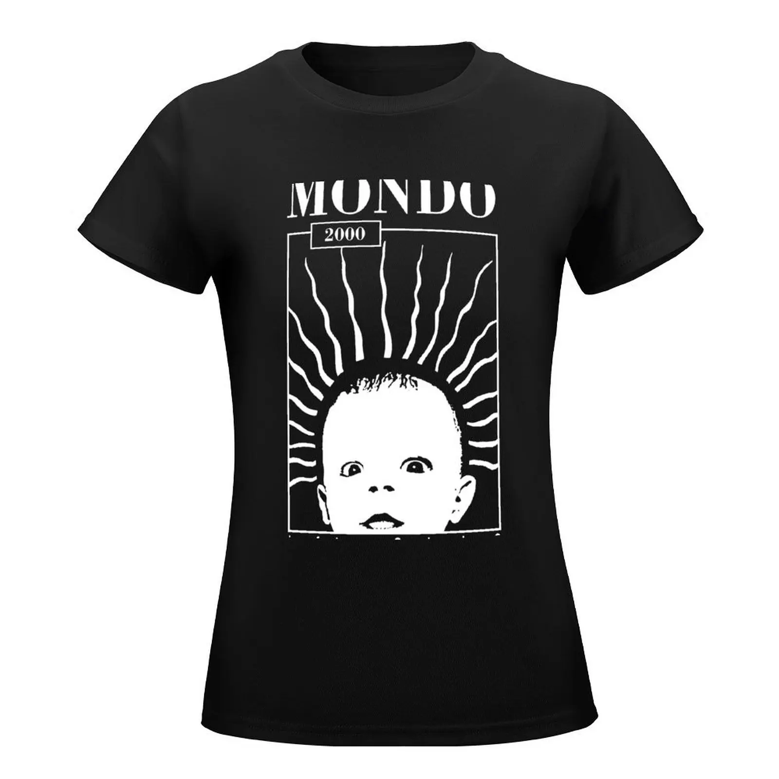 MONDO 2000 - How Fast, How Dense? T-Shirt summer clothes anime clothes cute tops Women tops