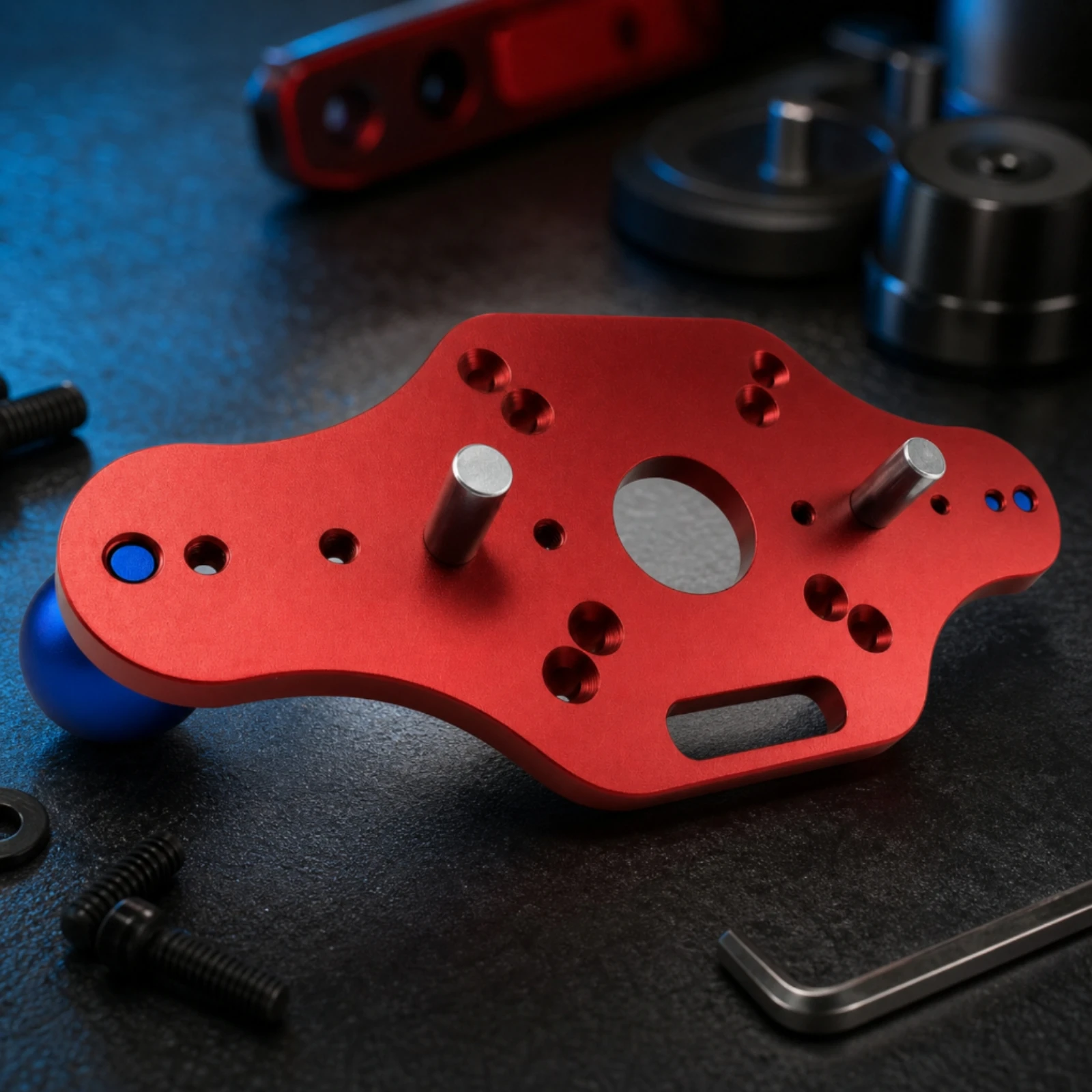 Trimming Machine Bottom Plate Anodized Tool Hardware Exact Accessory Heavy-Duty for Woodworkers, Woodworking, Workshop view 6