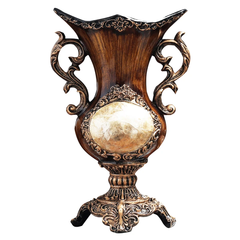 

European large vase dried flower flower arrangement creative living room TV cabinet dining room ornament