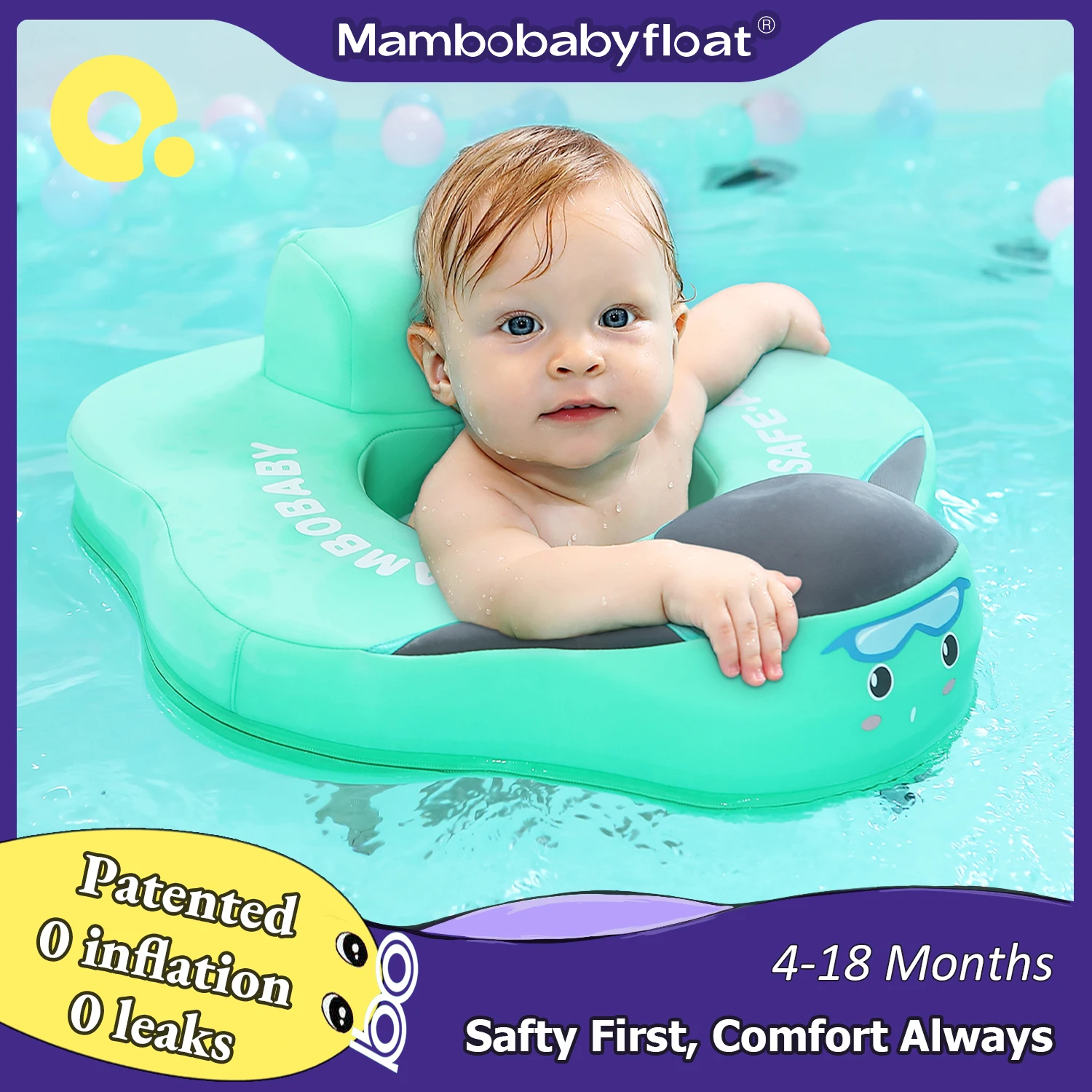 Mambobaby Baby Pool Float with Seat