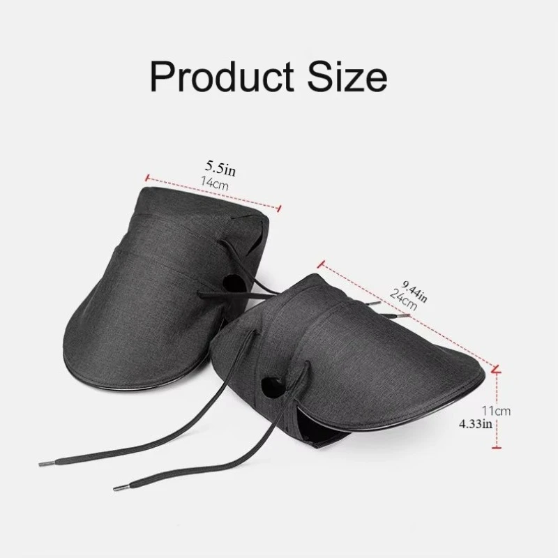 ถุงมือปั่นจักรยานแบบพิเศษ กันน้ำและกันลม ปลอกแฮนด์จักรยานและสกู๊ตเตอร์แบบ 3 มิติ แฮนด์จักรยานแบบมีฉนวน