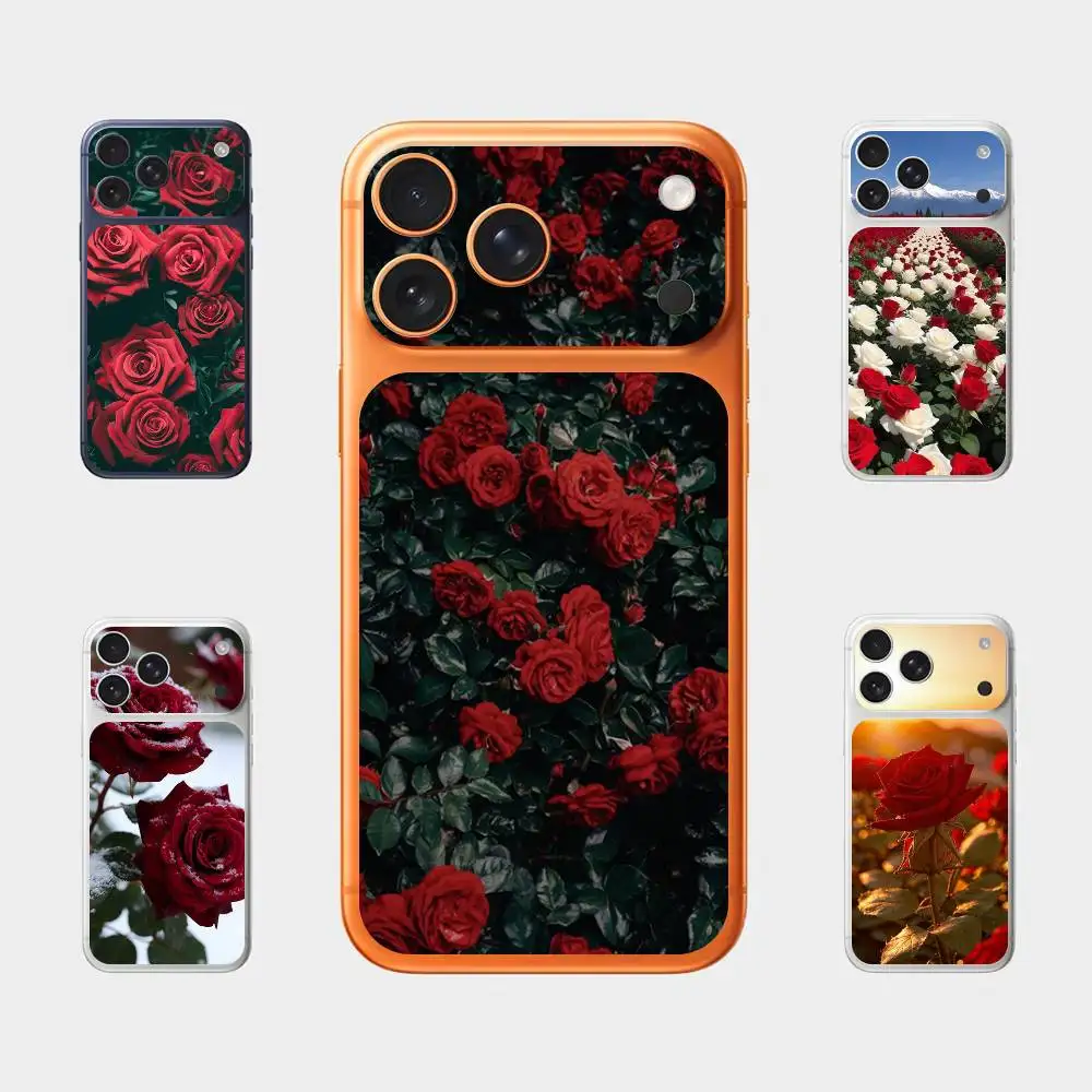 

Beautiful Rose For Iphone 17 Pro Max Back Protective Decorative Sticker Back Cover