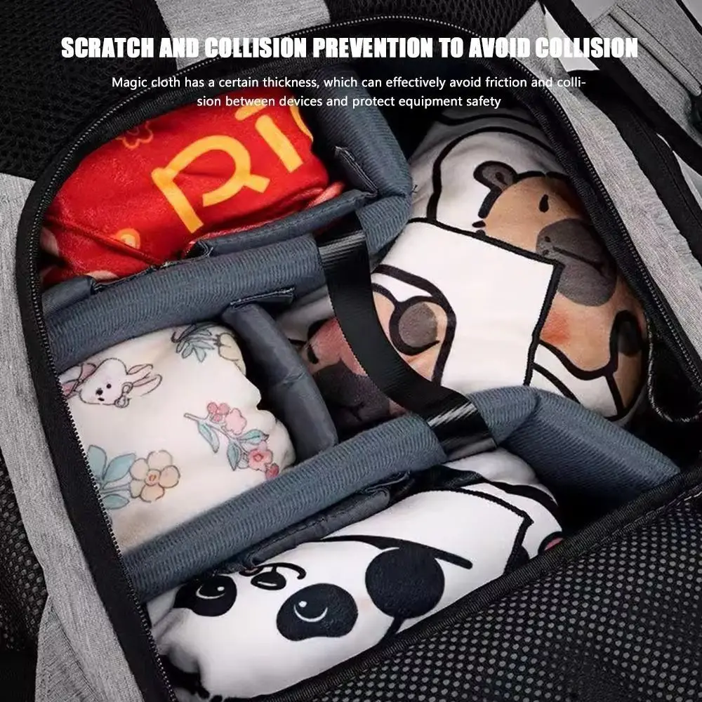 Reusable Folding Cosmetic Bag Digital Computer Wrap Around Pouch Camera Wrap Cloth Photographic Equipment Accessories Waterproof