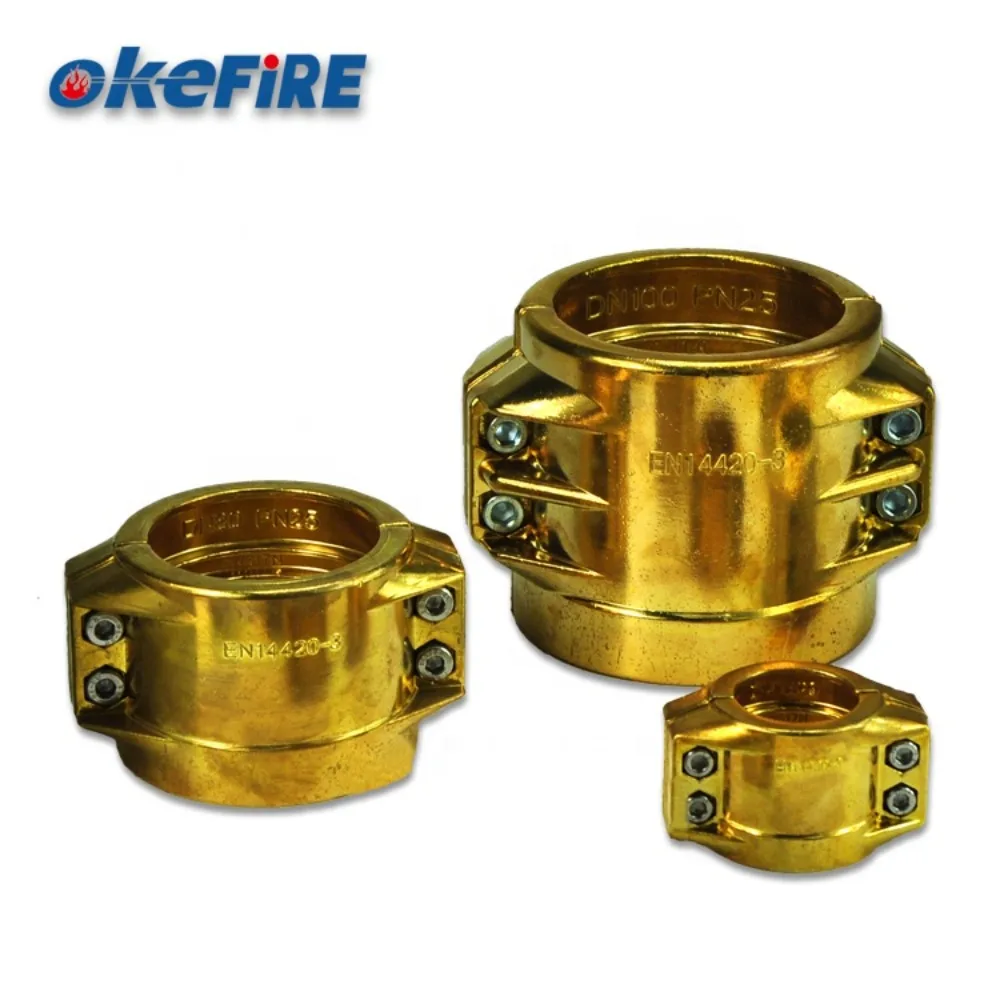 3/4 - 10 Inch Aluminium Stainless Steel Brass Copper Manual U Type Fixing Fire Safety Pipe Joint Fitting Coupling Hose Clamp