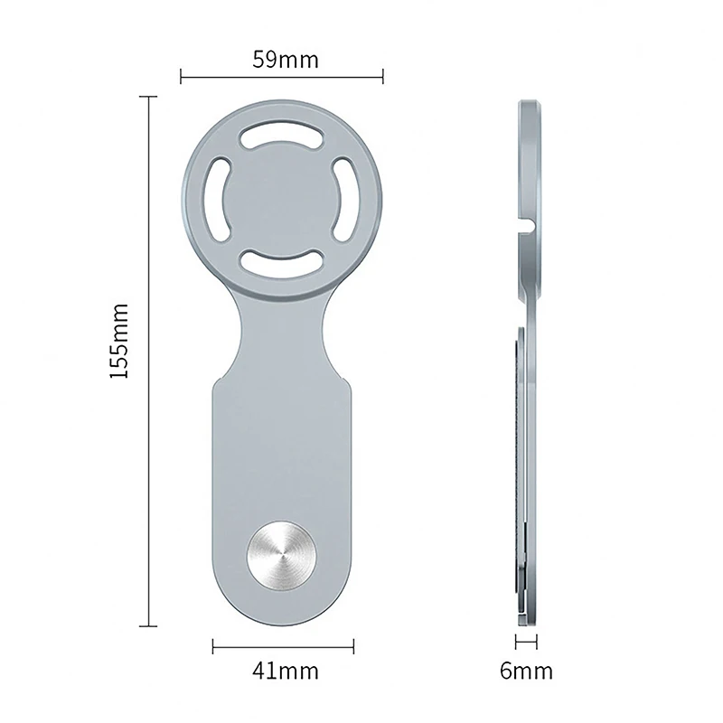 Magnetic Laptop Screen Phone Holder For Magsafe ForiPhone 15 14 Adjustable Folding Support Side Mount Stand Display Bracket