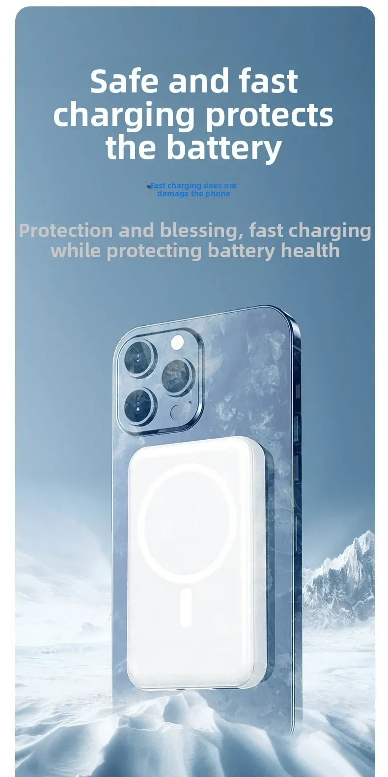 Taepiaai Magnetic Power Bank for Magsafes 20000mAh Wireless PD 22.5W Fast Charger Powerbank External Battery for IPhone Samsung