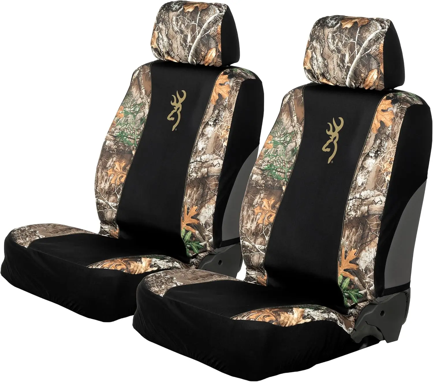 

Universal Low Back Seat Covers, Water & Dirt Resistant for Car/Truck/SUV, 2-Pack with Headrest Covers