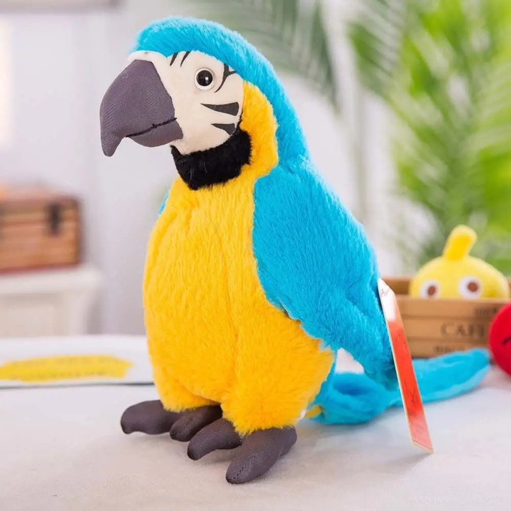 

Animal Feather Figurine Parrot Parrot Simulation Stuffed Wild Animal Stuffed
