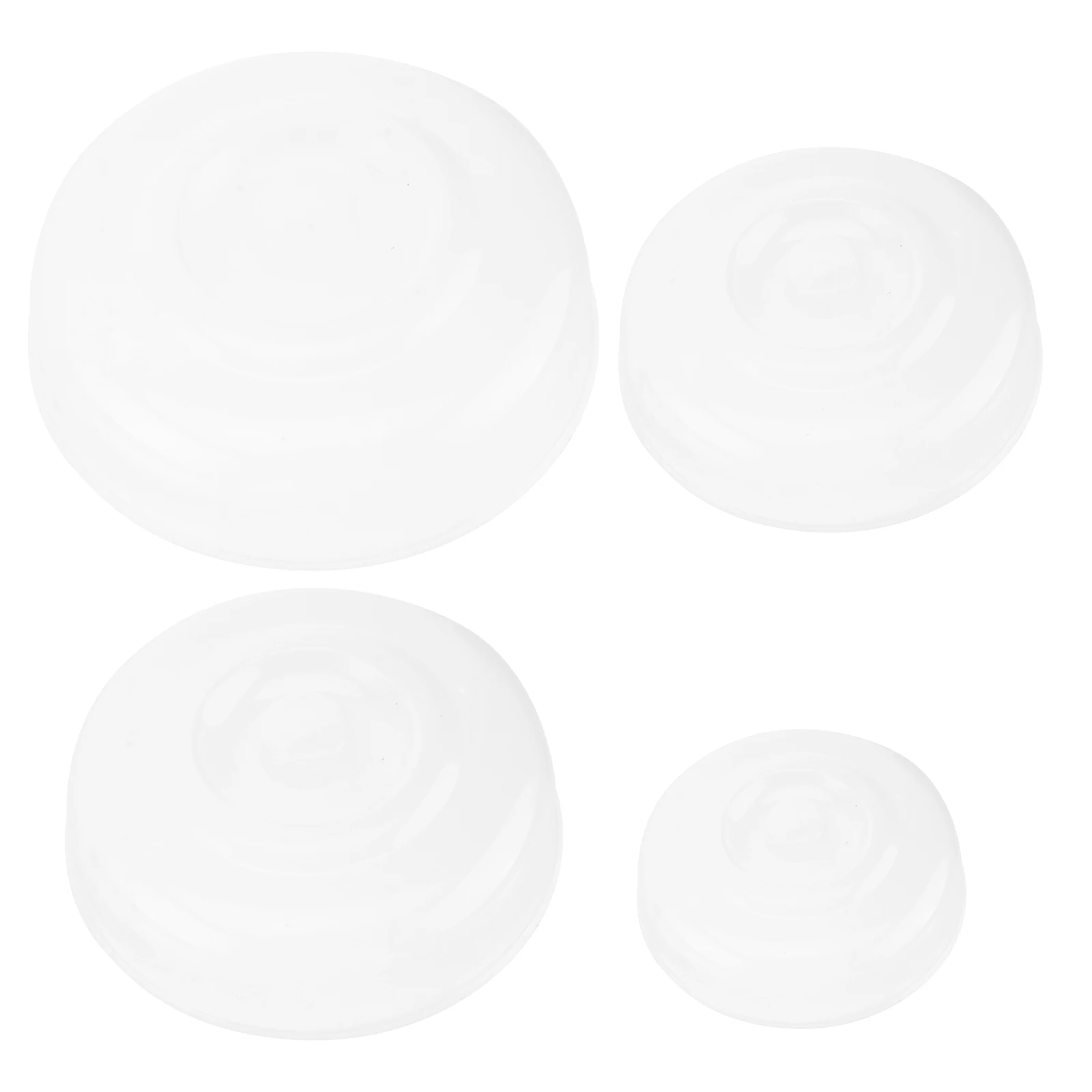 

4Pcs Food Cover Set Premium Heat Resistant Microwave Splatter Cover Oil Proof Dish Covers for Kitchen Storage with Hanging Holes