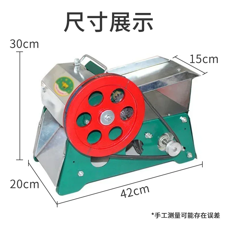 Kleine handgekurbelte Pfannkuchenschneidemaschine