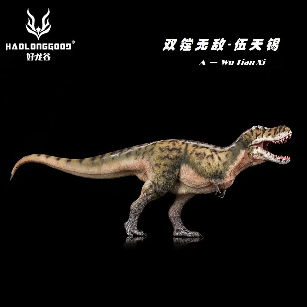 HAOLONGGOOD 1:35 Schaal Tarbosaurus Model Tyrannosaurussen Prehistorische Dinosaurus Dierencollectie Scène Decoratie Verjaardagscadeau