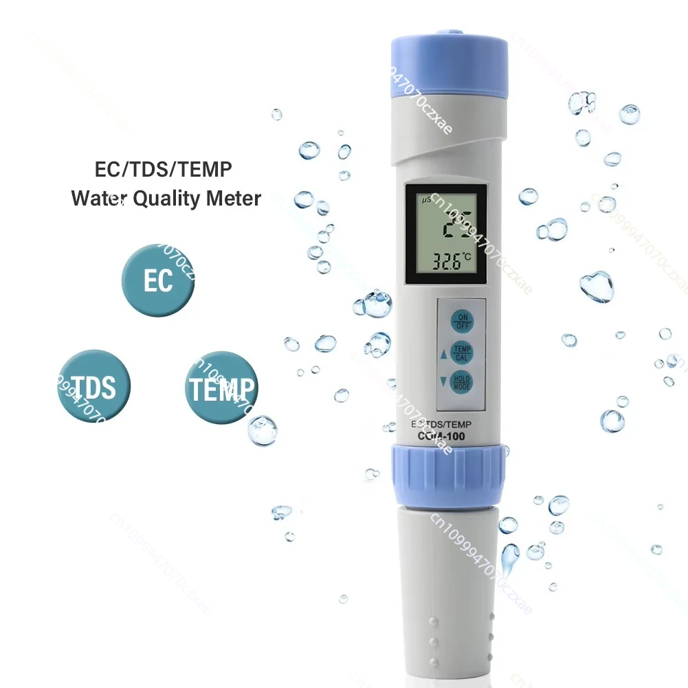 

Digital COM100 Waterproof EC/TDS/Temp Multifunctional Water Quality Tester with IP67