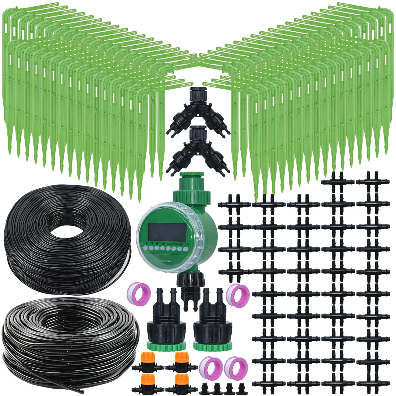 KESLA Garden 4/7 mm bis 3/5 mm Schlauch, automatische Bewässerung, Tropfbewässerungssystem, Kit, Ellenbogen-Emitter, Topfpflanze, Zuhause, Bonsai, Gewächshaus – Detail 1