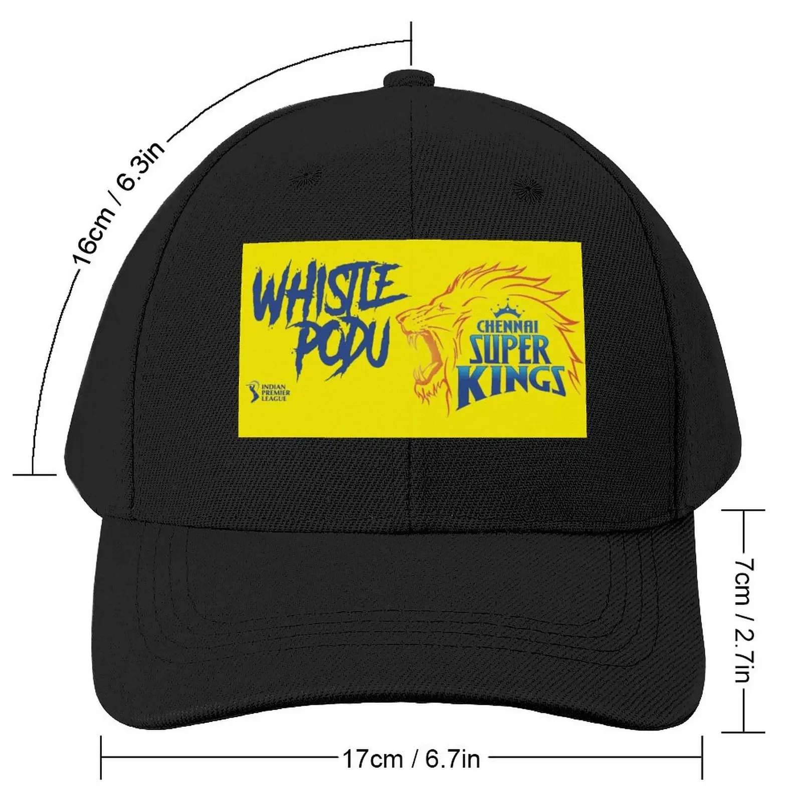 VECTOROHLIC IPL SPECIAL EDITION CSK Baseball Cap fashionable Hat Beach Women's Men's