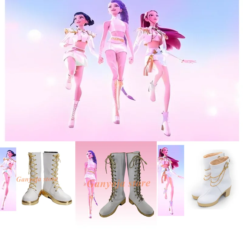 

Anime KPop Demon Hunters Rumi Mira Zoey Cosplay Shoes Boots Children Shoes Girls Boots