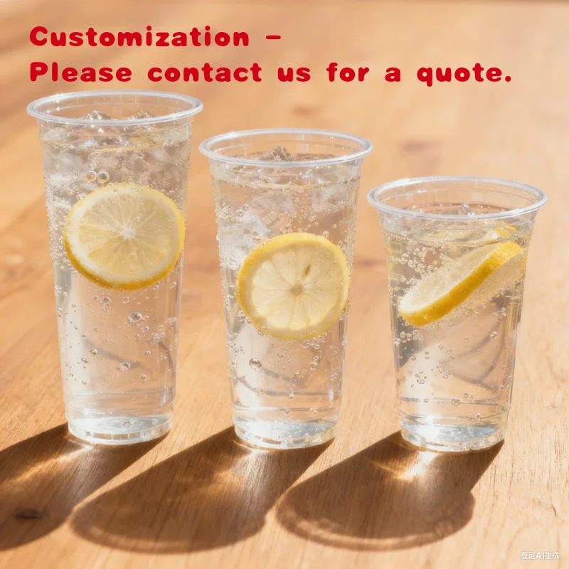 

custom.LOKYO 1000ml 500ml 700ml Transparent Boba Matcha Milk Tea Plastic Cup Custom Disposable Bubble Tea Cup with log