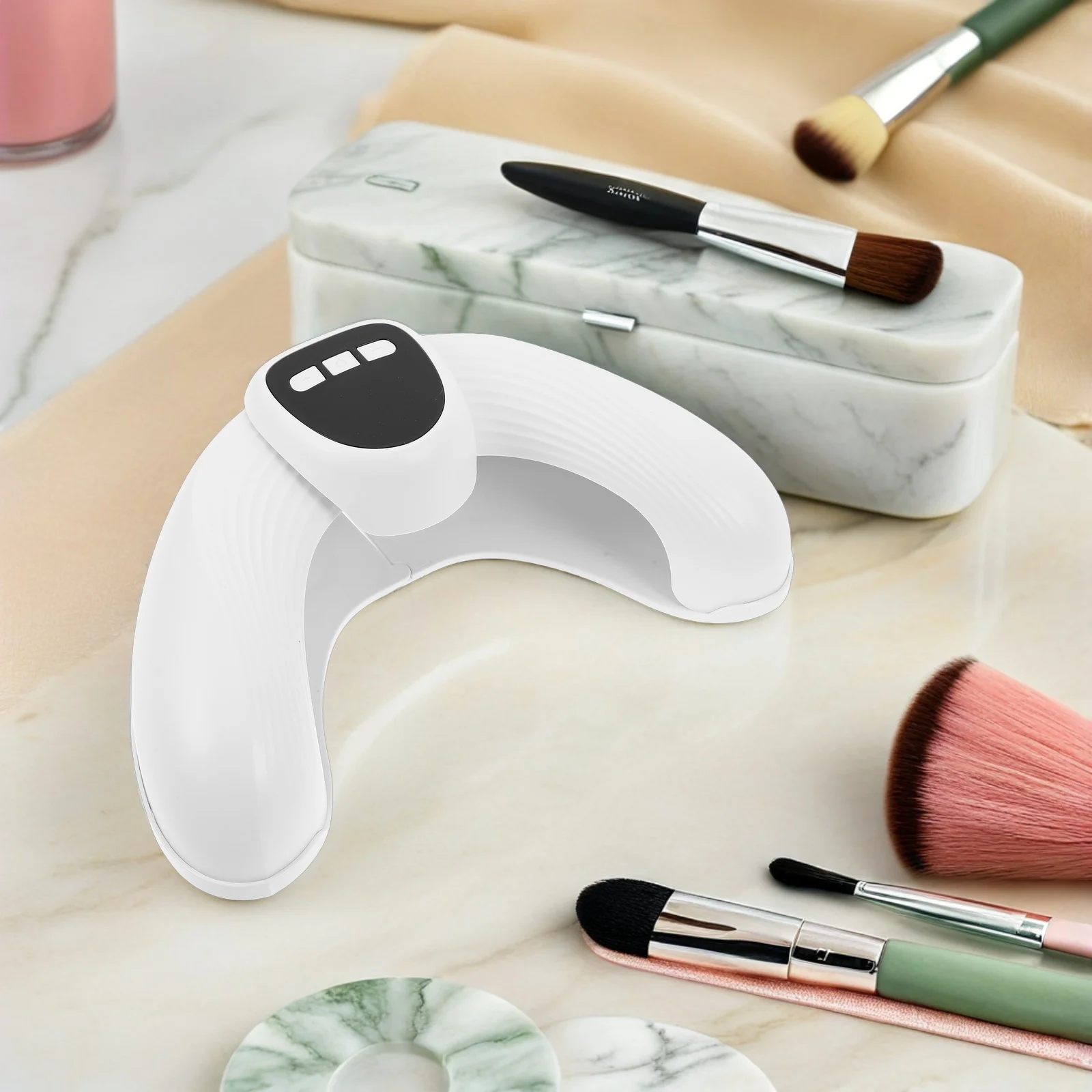 LED Uv Nail Lamp for Gel Polish Curing U-Shaped Design Dual Light Sources Auto-Sensing Fast Drying Portable Nail Dryer for Salon