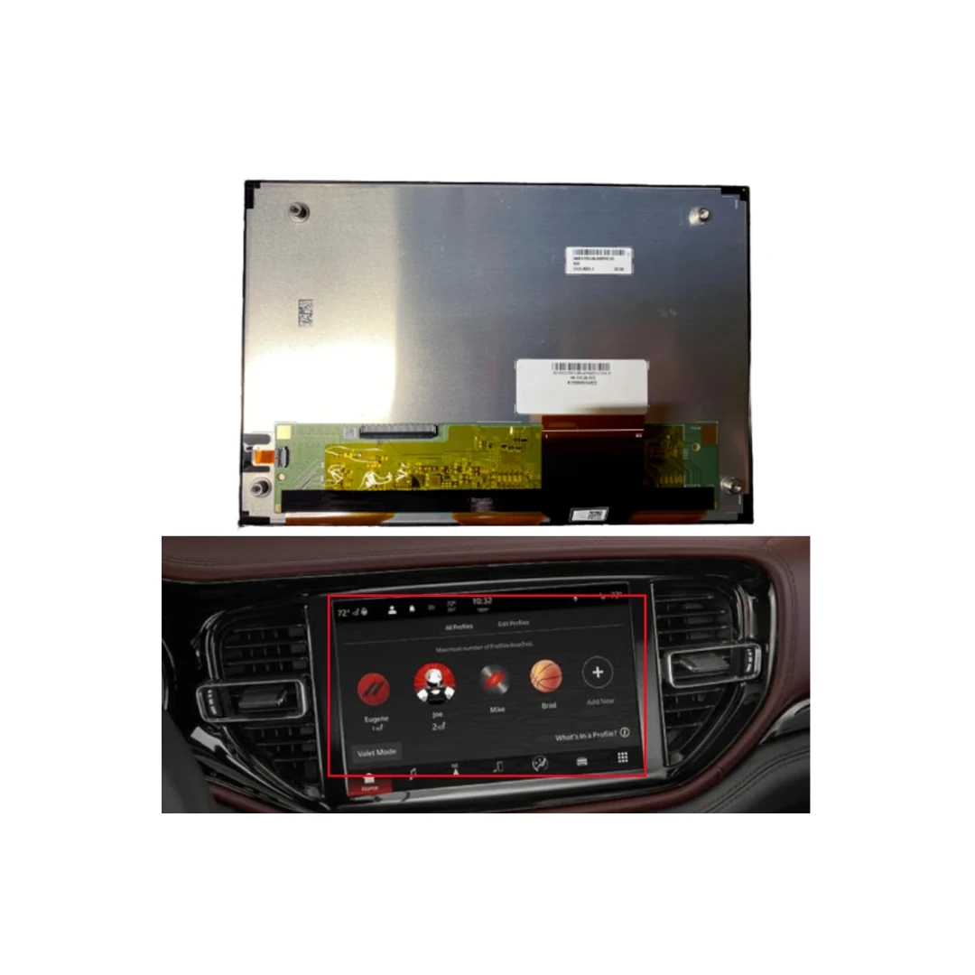 

100% original 10.1inch C101UAB01.0 Display LCD with Touch Screen Panel for 2021 2022 DODGE DURANG GPS LCD display screen